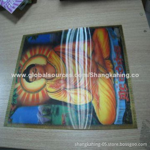 Custom Made 3D Lenticular Hologram Sticker in 2 or 3 Images with Some Motion